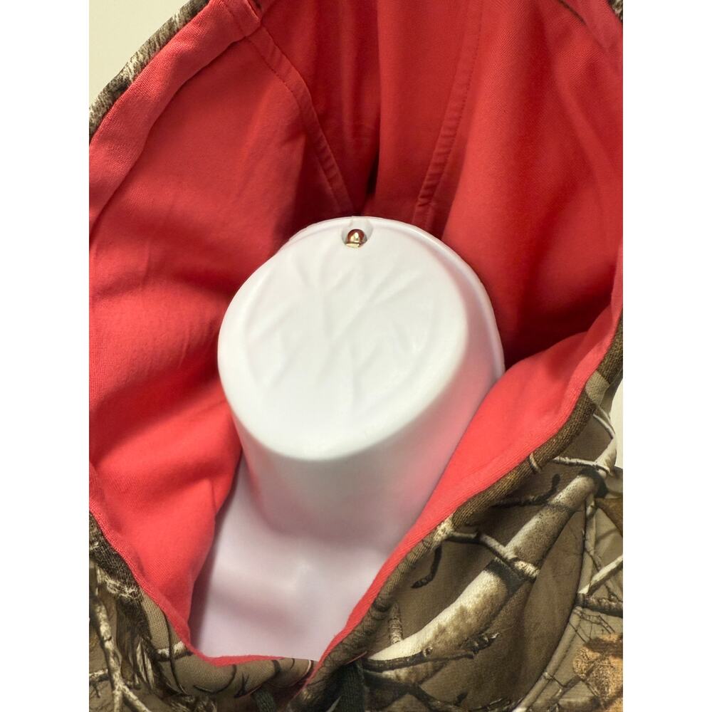 Under Armour Womens XL Realtree Pink Camo Pocket Pullover Hunting Mossy Oak - Picture 5 of 5